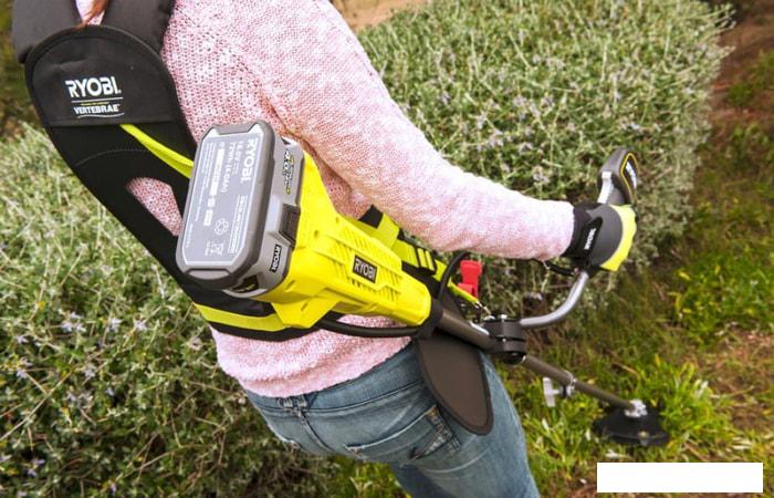 Триммер Ryobi RBC18X20B4F (с 1-м АКБ)- фото3