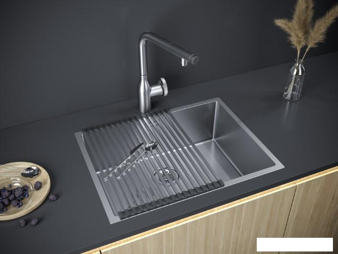 Кухонная мойка Paulmark PM215844-BS- фото3