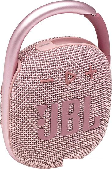 Беспроводная колонка JBL Clip 4 (розовый)- фото