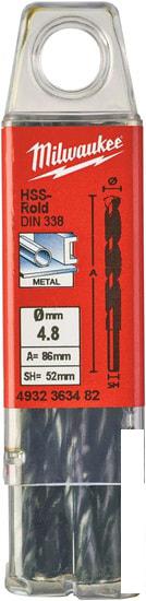 Набор оснастки Milwaukee 4932363482 (10 предметов)