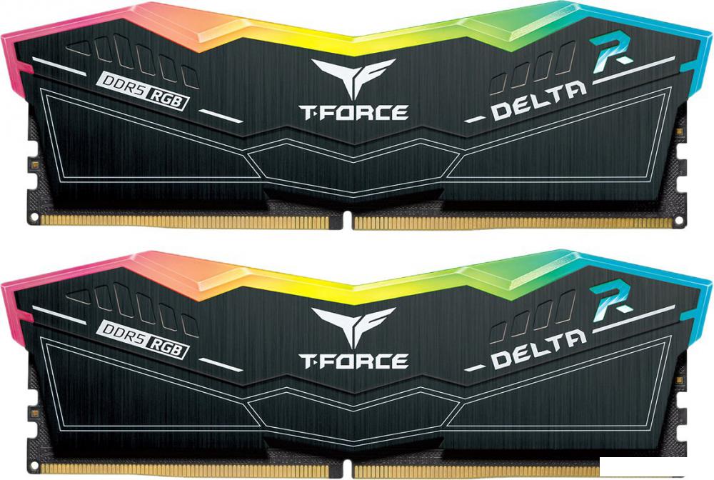 Оперативная память Team T-Force Delta RGB 2x16ГБ DDR5 6000 МГц FF3D532G6000HC28ADC01- фото