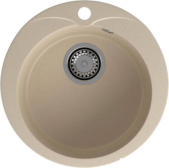 Кухонная мойка GranFest Rondo GF-R480 (кашемир)- фото