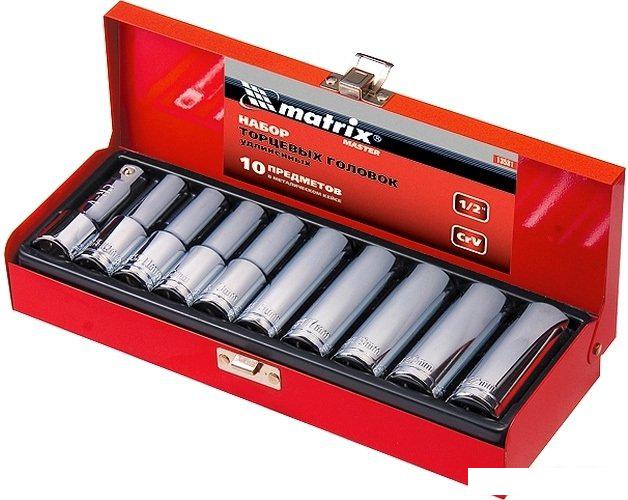 Набор головок слесарных Matrix 13581 (10 предметов)- фото