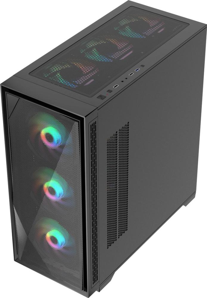 Корпус SuperPower i9 Mesh TG (черный)- фото3