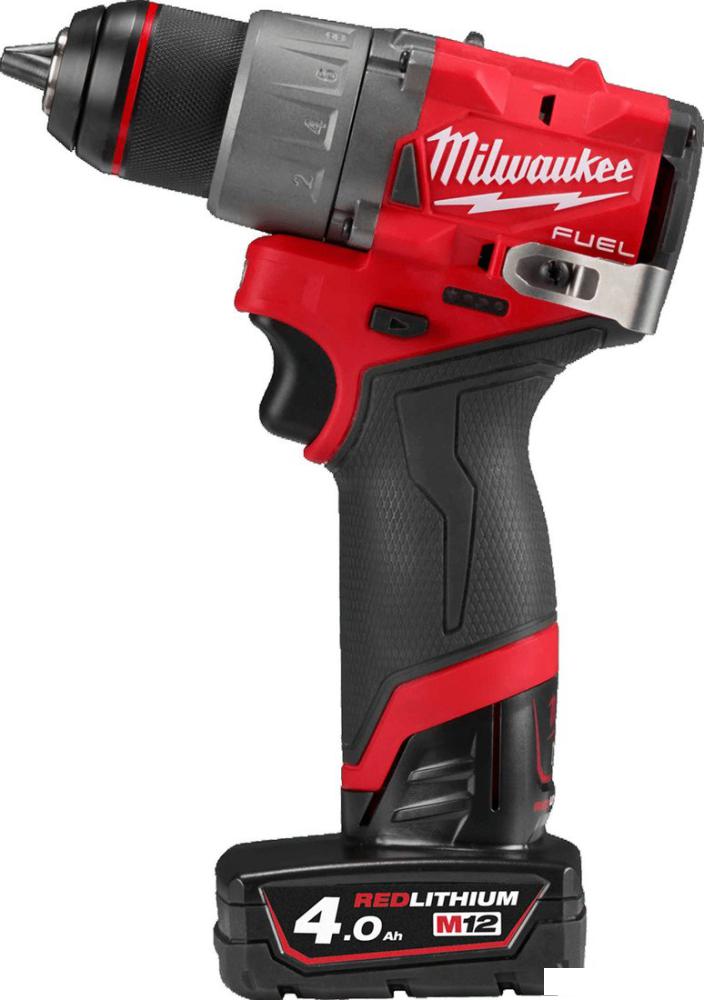 Дрель-шуруповерт Milwaukee M12 FUEL M12FDD2-402X 4933479874 (с 2-мя АКБ 4 Ач, кейс)- фото2