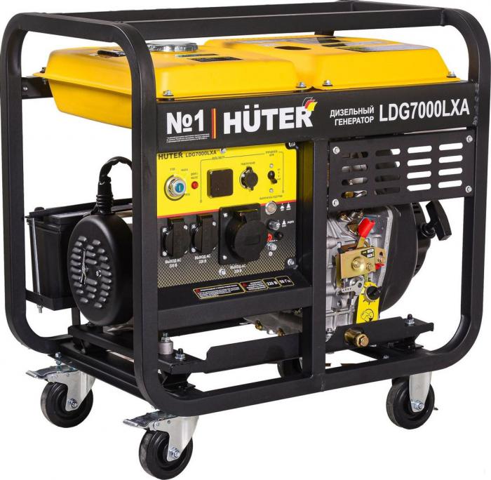 Дизельный генератор Huter LDG 7000LXА- фото3