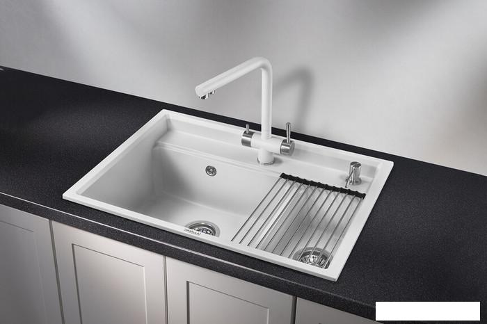 Кухонная мойка Granula KS-7302 (арктик)- фото2