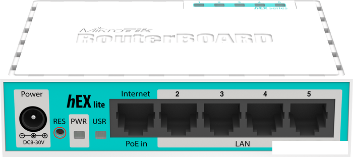 Маршрутизатор Mikrotik Hex Lite (RB750r2)- фото