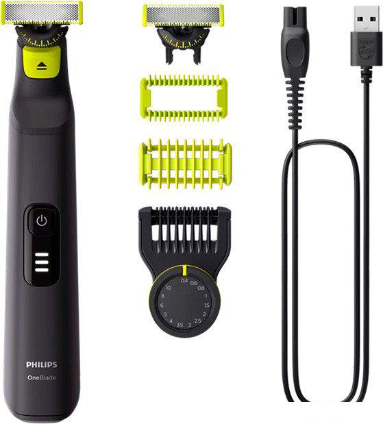 Универсальный триммер Philips OneBlade Pro 360 Face + Body QP6542/15- фото