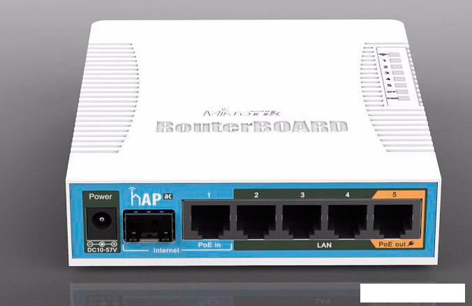 Беспроводной маршрутизатор Mikrotik hAP ac [RB962UiGS-5HacT2HnT]- фото4