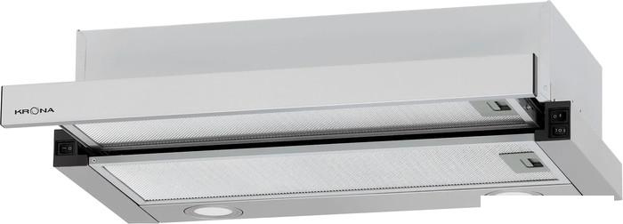 Кухонная вытяжка Krona Kamilla T 600 Inox 2 мотора (нержавеющая сталь)
