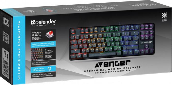 Клавиатура Defender Avenger GK-412- фото3