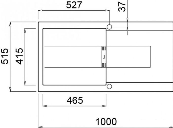 Кухонная мойка Elleci Smart 480 Titanium M73- фото2