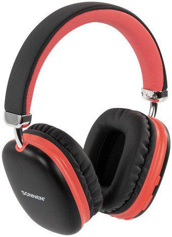 Наушники Sonnen HP-B12BR (черный/красный)