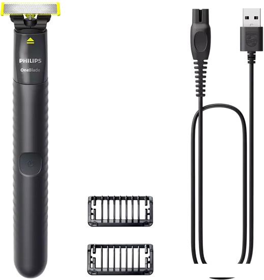 Триммер для бороды и усов Philips OneBlade Face QP1424/10- фото