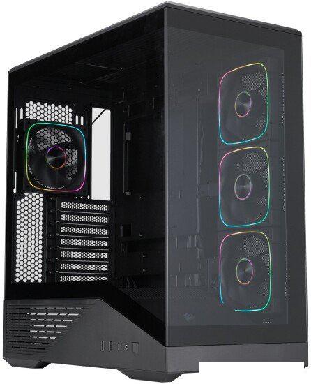 Корпус 1stPlayer GM7 ARGB GM7-BK-3FN7R-1FN7 (черный)