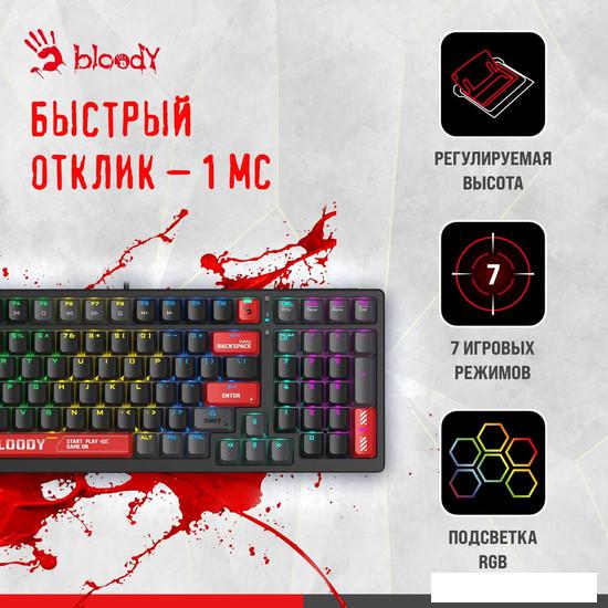 Клавиатура A4Tech Bloody S98 Red (Bloody BLMS Red Plus)- фото3
