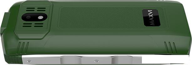 Кнопочный телефон Maxvi P101 (зеленый)- фото3