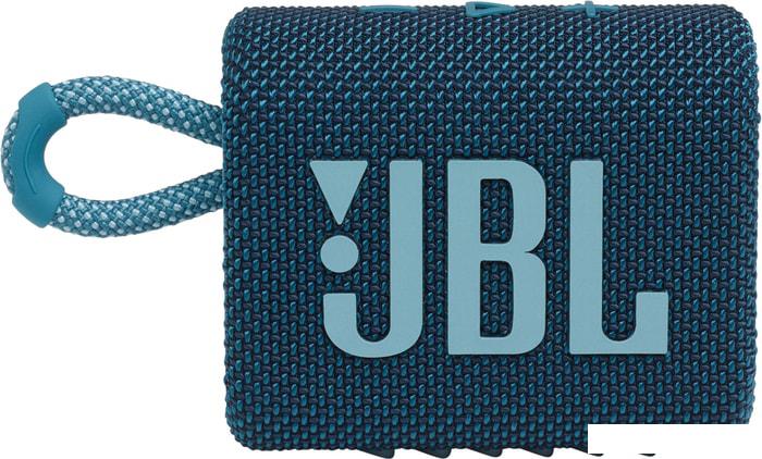 Беспроводная колонка JBL Go 3 (синий)- фото2