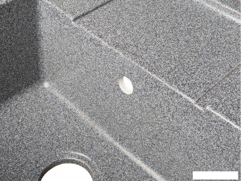 Кухонная мойка Saniteco Fortis (графит с сифоном)- фото3