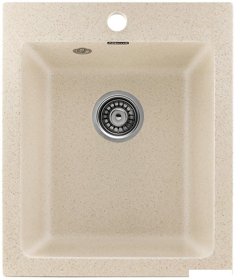 Кухонная мойка Gerhans A10 (бежевый)