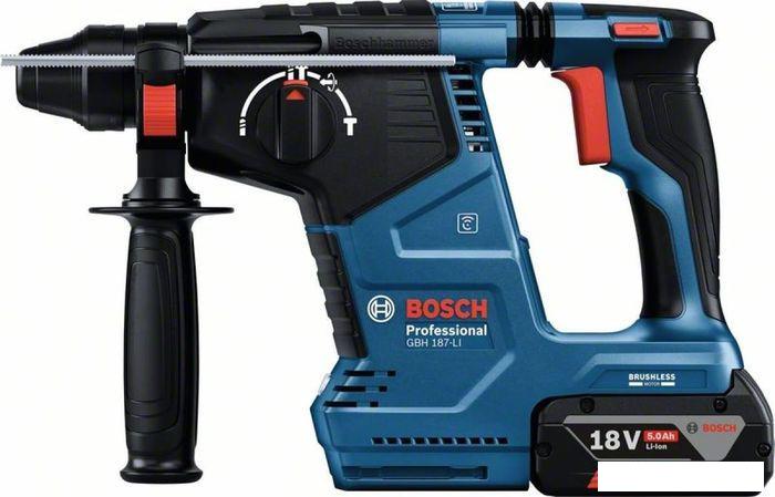 Перфоратор Bosch GBH 187-LI Professional 0611923022 (с 1-им АКБ, кейс)- фото3