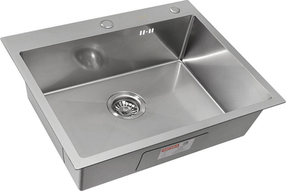 Кухонная мойка ARFEKA Eco AR PVD Decor Volcanic Rock 70x50 (сатин)