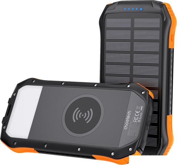 Внешний аккумулятор Choetech B659 10000mAh (черный/оранжевый)- фото3
