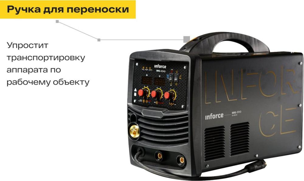 Сварочный инвертор Inforce MIG-200- фото4