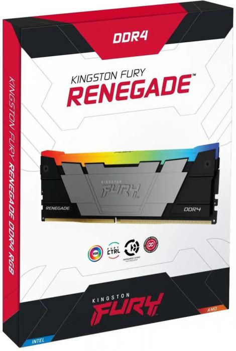 Оперативная память Kingston FURY Renegade RGB 4x8ГБ DDR4 3600 МГц KF436C16RB2AK4/32- фото4