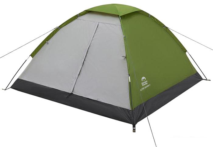 Треккинговая палатка Jungle Camp Lite Dome 4 (зеленый/серый)- фото2