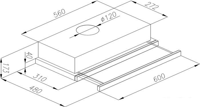Кухонная вытяжка Zigmund & Shtain K 002.61 W- фото2
