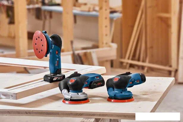 Эксцентриковая шлифмашина Bosch GEX 12V-125 Professional 0601372101 (без АКБ)- фото4