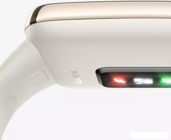 Фитнес-браслет Xiaomi Smart Band 7 Pro M2141B1 (золотистый/белый, международная версия)- фото4