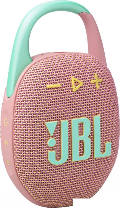 Беспроводная колонка JBL Clip 5 (розовый)- фото