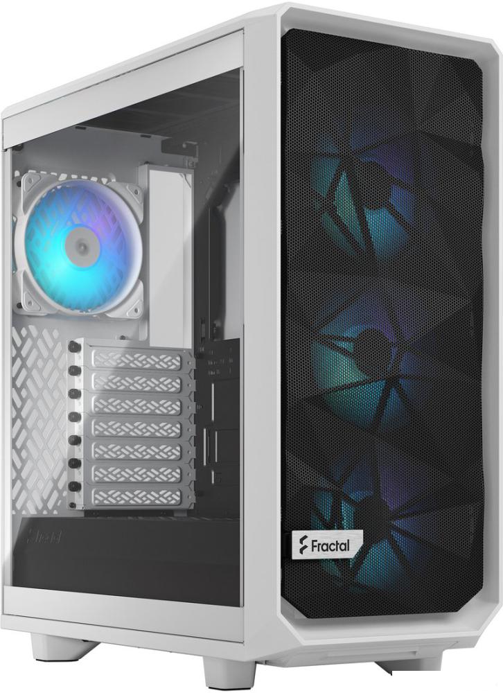Корпус Fractal Design Meshify 2 Compact RGB White TG Clear Tint FD-C-MES2C-08- фото