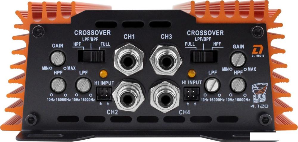Автомобильный усилитель DL Audio Raven Compact 4.120- фото3