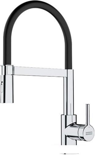 Смеситель Franke Lina Semi-pro 115.0626.085 (хром/черный)- фото