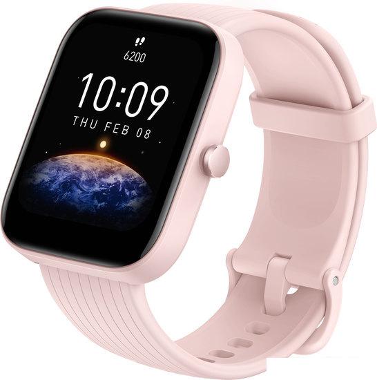 Умные часы Amazfit Bip 3 Pro (розовый)- фото