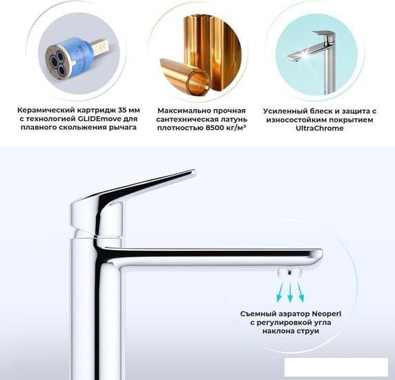 Смеситель Wellsee ICON! for life 182301000 (хром)- фото2
