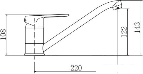 Смеситель Fashun A4204- фото2