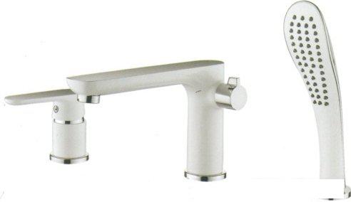 Смеситель Ledeme L1153W (белый/хром)