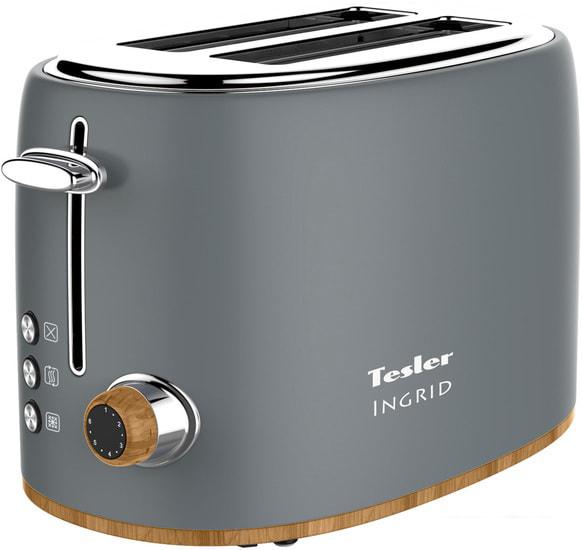 Тостер Tesler Ingrid TT-240 (серый)- фото