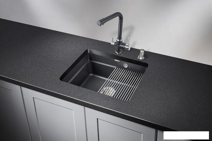 Кухонная мойка Granula KS-5501 (шварц)- фото2