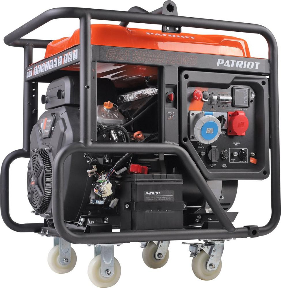 Бензиновый генератор Patriot GRA 19000 DAWS- фото2