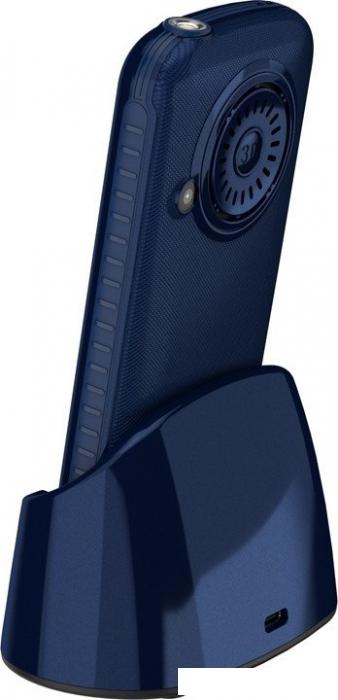 Кнопочный телефон Maxvi B5ds up (темно-синий)- фото4