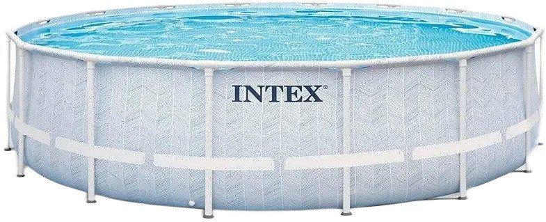 Каркасный бассейн Intex Prism Frame Chevron 26746 (488х122)- фото