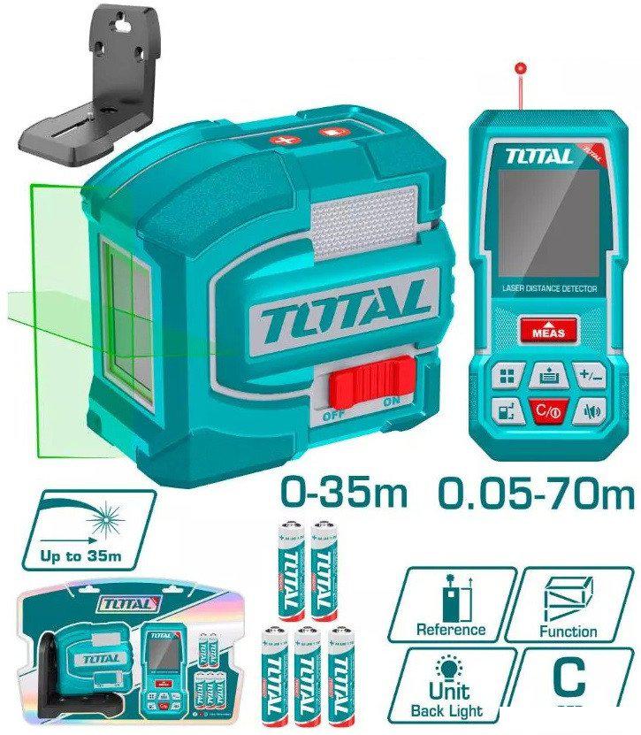 Total TOSLL0401 (лазерный уровень, лазерная рулетка)