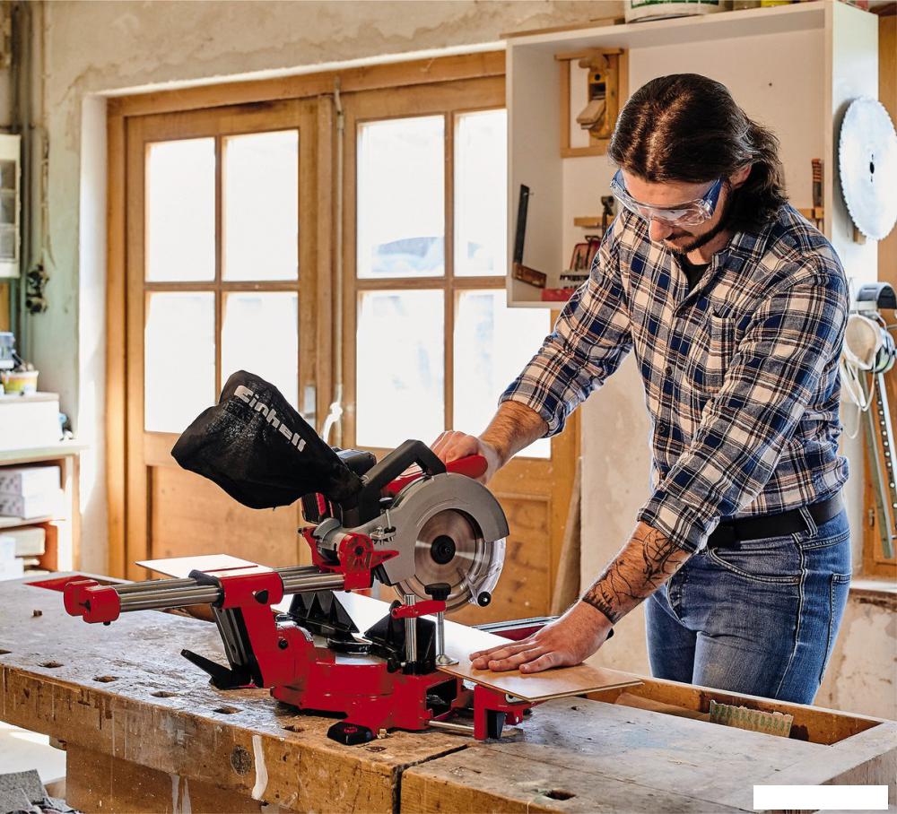 Торцовочная пила Einhell TE-MS 36/210 Li-Solo 4300880 (без АКБ)- фото3