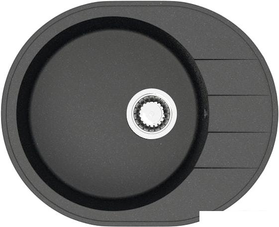 Кухонная мойка Berge BR-6201 (черный матовый)